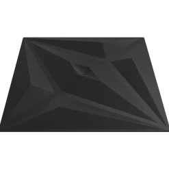 vidaXL Wandpanelen Ster 48 pcs Zwarte Ster 50 x 50 cm XPS Schuim