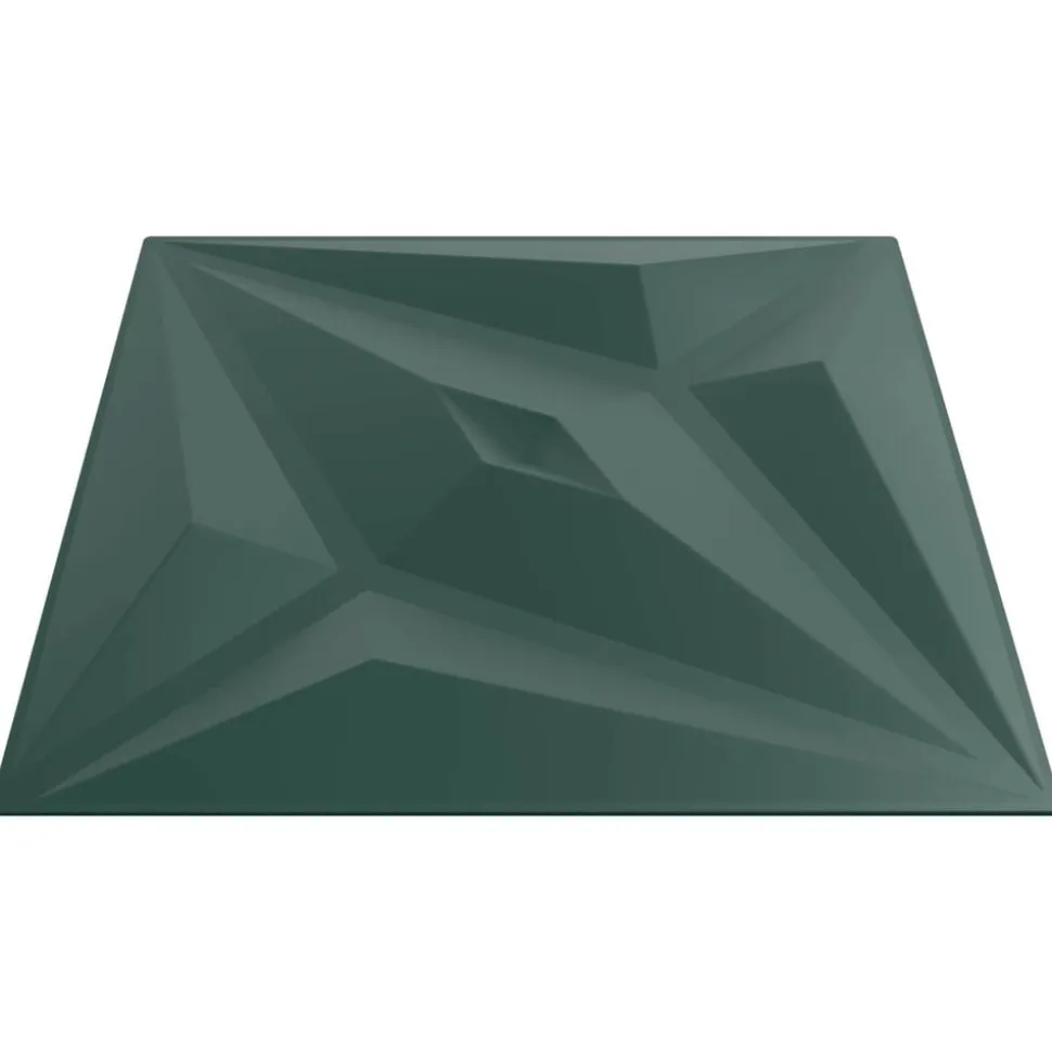 vidaXL Wandpanelen Ster 48 pcs Ster Groen 50 x 50 cm XPS Schuim