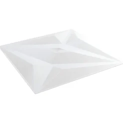 vidaXL Wandpanelen Ster 24 pcs Witte Ster 50 x 50 cm XPS Schuim