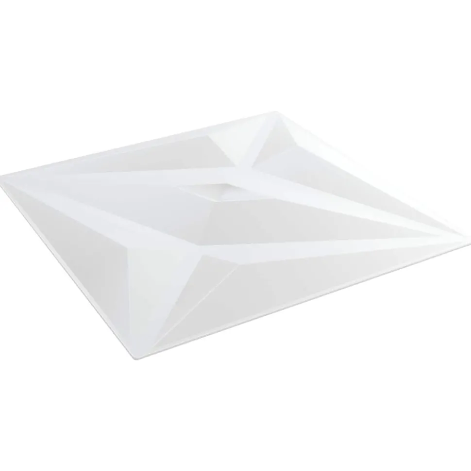 vidaXL Wandpanelen Ster 24 pcs Witte Ster 50 x 50 cm XPS Schuim