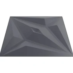 vidaXL Wandpanelen Ster 48 pcs Ster Grijs 50 x 50 cm XPS Schuim