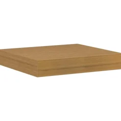 vidaXL Wandplank Wandgemonteerd Beige 23 x 23,5 x 4 cm Bewerkt hout