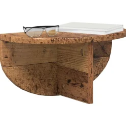 vidaXL Wandplank Wandgemonteerd Oudhout 38 x 19 x 19 cm Bewerkt hout