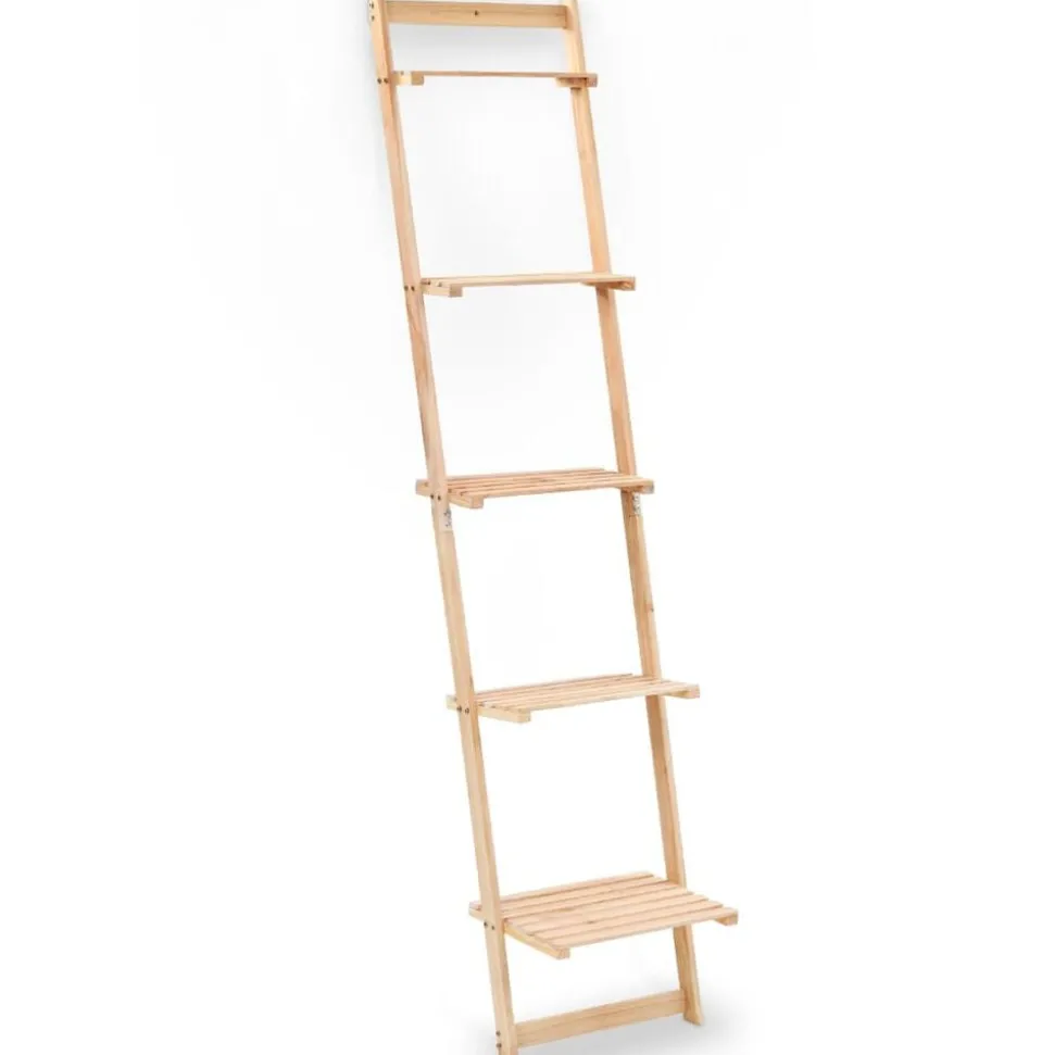 vidaXL Wandrek ladder 41,5x30x176 cm cederhout
