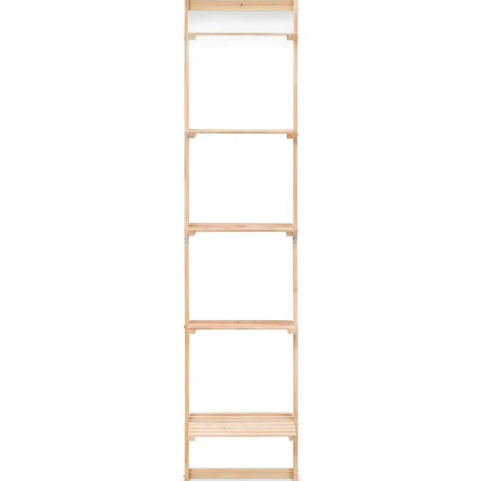 vidaXL Wandrek ladder 41,5x30x176 cm cederhout