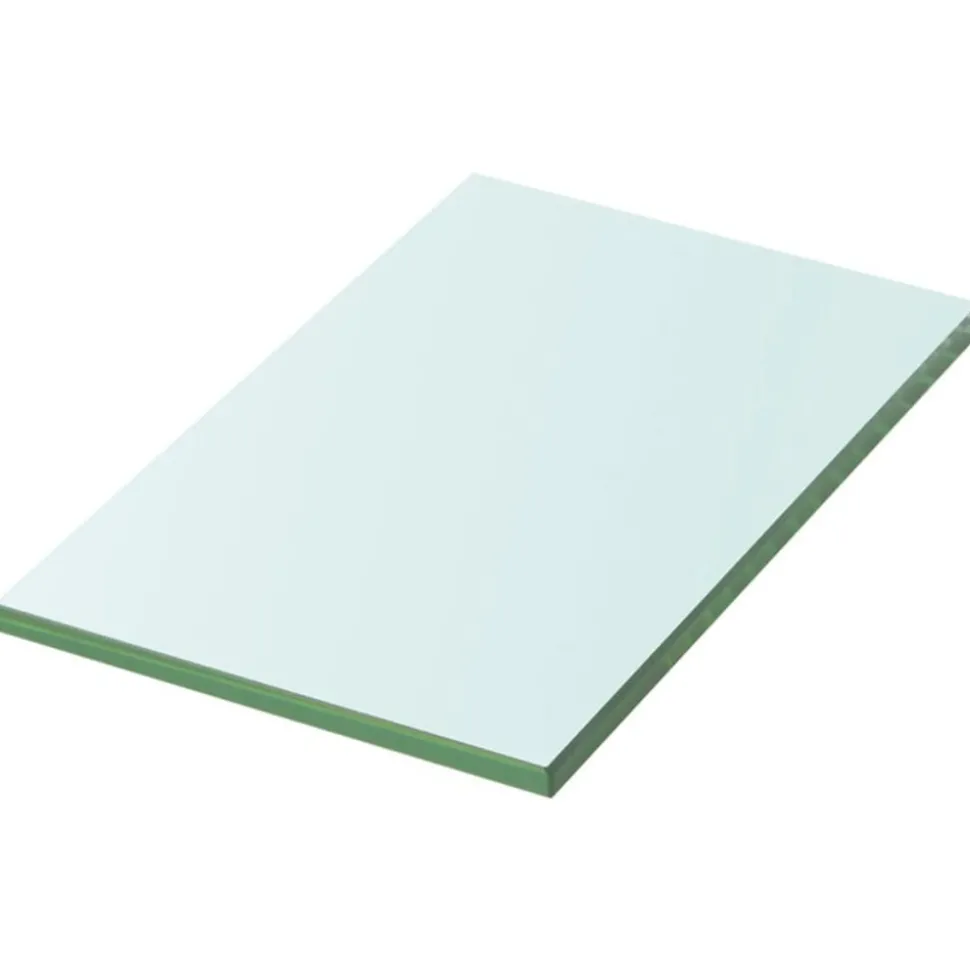 vidaXL Wandschap transparant 20x12 cm glas