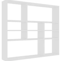 vidaXL Wandschap 90x16x78 cm bewerkt hout wit