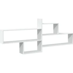 vidaXL Wandschap 167,5x18x68 cm bewerkt hout wit