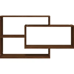 vidaXL Wandschap 104x20x58,5 cm bewerkt hout bruin eikenkleur
