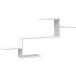vidaXL Wandschap 104x15x49 cm bewerkt hout wit