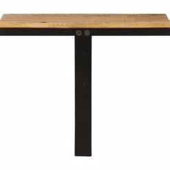 vidaXL Wandschap 40x30x32 cm massief mangohout en ijzer