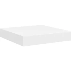 vidaXL Wandschap zwevend 23x23,5x3,8 cm MDF wit