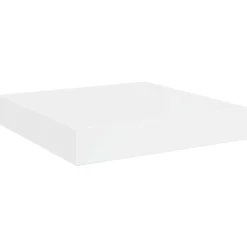 vidaXL Wandschap zwevend 23x23,5x3,8 cm MDF hoogglans wit
