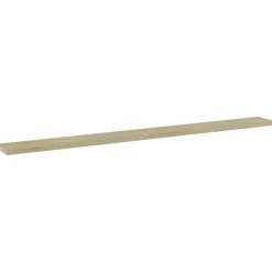 vidaXL Wandschappen 4 st 100x10x1,5 cm spaanplaat sonoma eikenkleurig