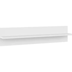 vidaXL Wandschappen 2 st 80x11,5x18 cm bewerkt hout wit