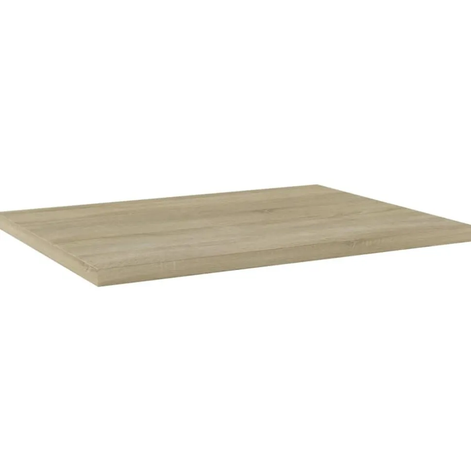 vidaXL Wandschappen 4 st 40x30x1,5 cm bewerkt hout sonoma eikenkleurig