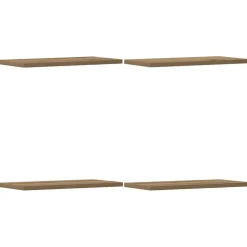 vidaXL Wandschappen 4 st 40x20x1,5 cm bewerkt hout artisanaal eiken