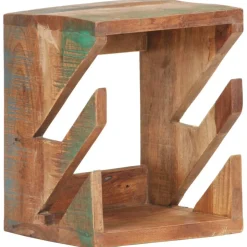 vidaXL Wandskateboardhouder 25x20x30 cm massief gerecycled hout