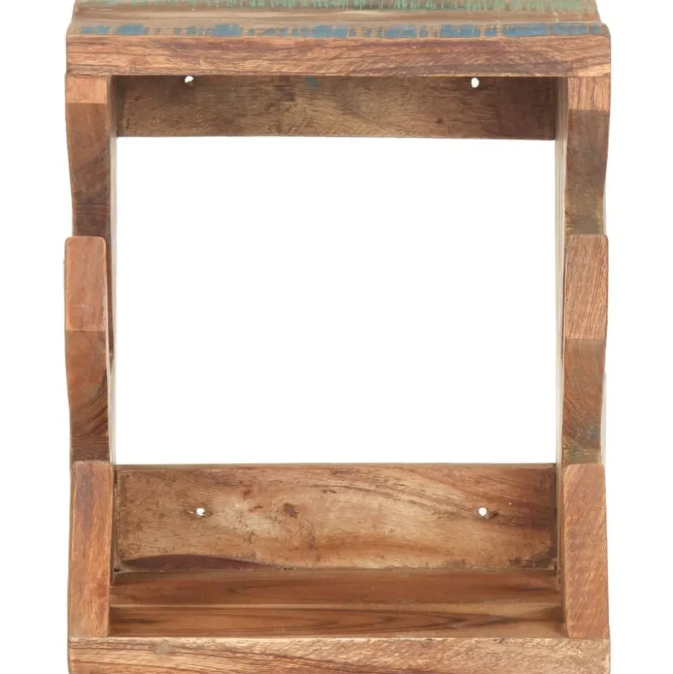 vidaXL Wandskateboardhouder 25x20x30 cm massief gerecycled hout