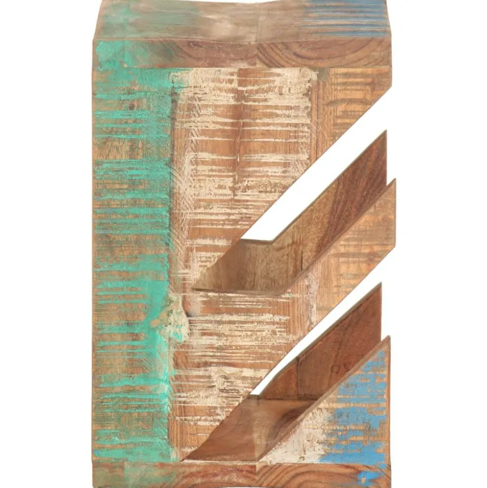 vidaXL Wandskateboardhouder 25x20x30 cm massief gerecycled hout