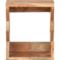 vidaXL Wandskateboardhouder 25x20x30 cm massief acaciahout