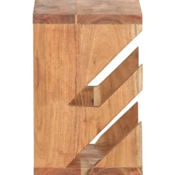 vidaXL Wandskateboardhouder 25x20x30 cm massief acaciahout