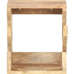vidaXL Wandskateboardhouder 25x20x30 cm massief mangohout