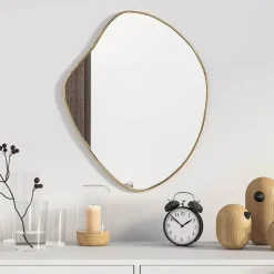 vidaXL Wandspiegel 50x40 cm goudkleurig