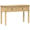 vidaXL Wandtafel Corona 115x46x73 cm massief grenenhout