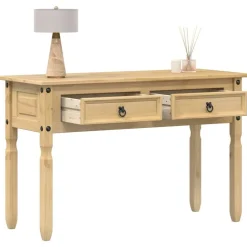 vidaXL Wandtafel Corona 115x46x73 cm massief grenenhout