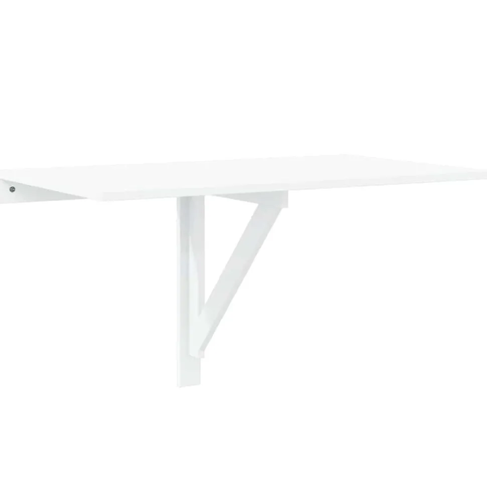 vidaXL Wandtafel inklapbaar 100x60 cm wit