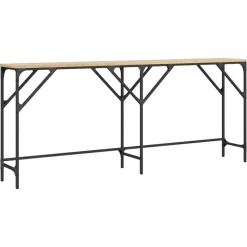vidaXL Wandtafel 180x29x75 cm bewerkt hout sonoma eikenkleurig