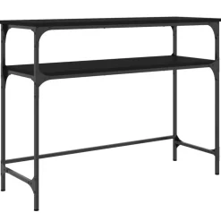 vidaXL Wandtafel 100x35,5x75 cm bewerkt hout zwart