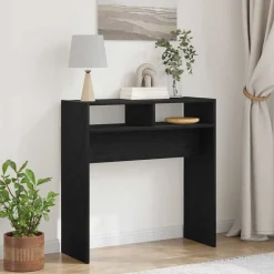 vidaXL Wandtafel 78x30x80 cm bewerkt hout wit