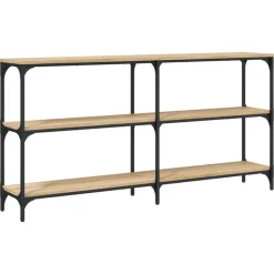 vidaXL Wandtafel 150x29x75 cm bewerkt hout sonoma eikenkleurig