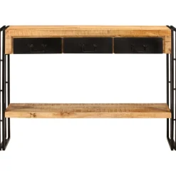 vidaXL Wandtafel 110x30x76 cm massief mangohout