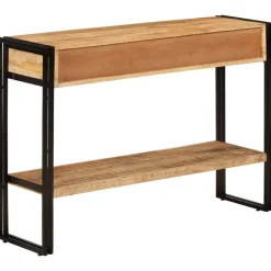 vidaXL Wandtafel 110x30x76 cm massief mangohout