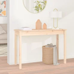 vidaXL Wandtafel 110x40x75 cm massief grenenhout