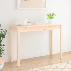 vidaXL Wandtafel 110x40x75 cm massief grenenhout