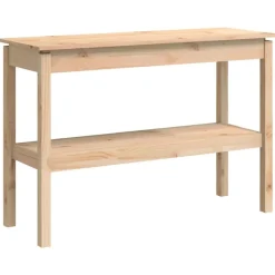 vidaXL Wandtafel 110x40x75 cm massief grenenhout