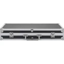 vidaXL Wapenkoffer aluminium ABS zwart