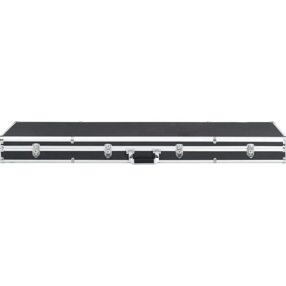 vidaXL Wapenkoffer 134x35x12 cm aluminium zwart