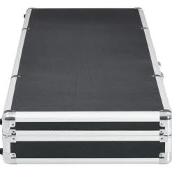 vidaXL Wapenkoffer 118x38x12 cm aluminium zwart