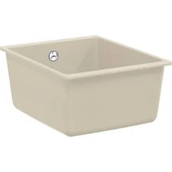 vidaXL Wasbak Beige 370 x 460 mm 80% Kwarts en 20% Hars