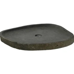 vidaXL Wasbak Grijs 65 x 50 x 6 cm Riviersteen