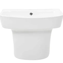 vidaXL Wasbak Wit 50 x 45 x 41 cm Geglazuurd Keramiek