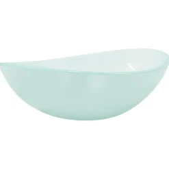 vidaXL Wasbak 54,5x35x15,5 cm gehard glas mat