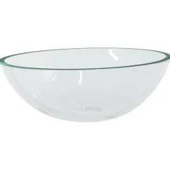 vidaXL Wasbak 50x37x14 cm glas transparant