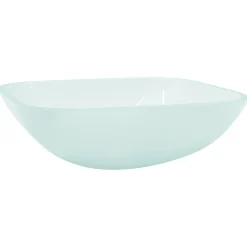 vidaXL Wasbak 42x42x14 cm glas mat