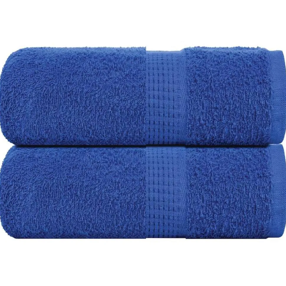 vidaXL Washandjes FROGN 2 st 30x30 cm 360 g/m² blauw